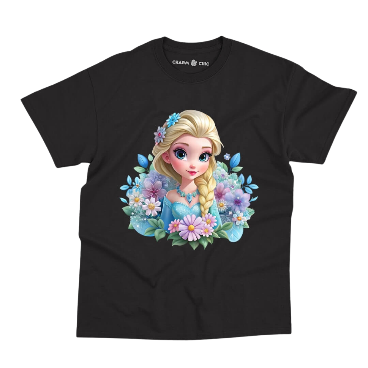 Kids Elsa Portrait Girls Kids T-Shirt: Inspired by Frozen!