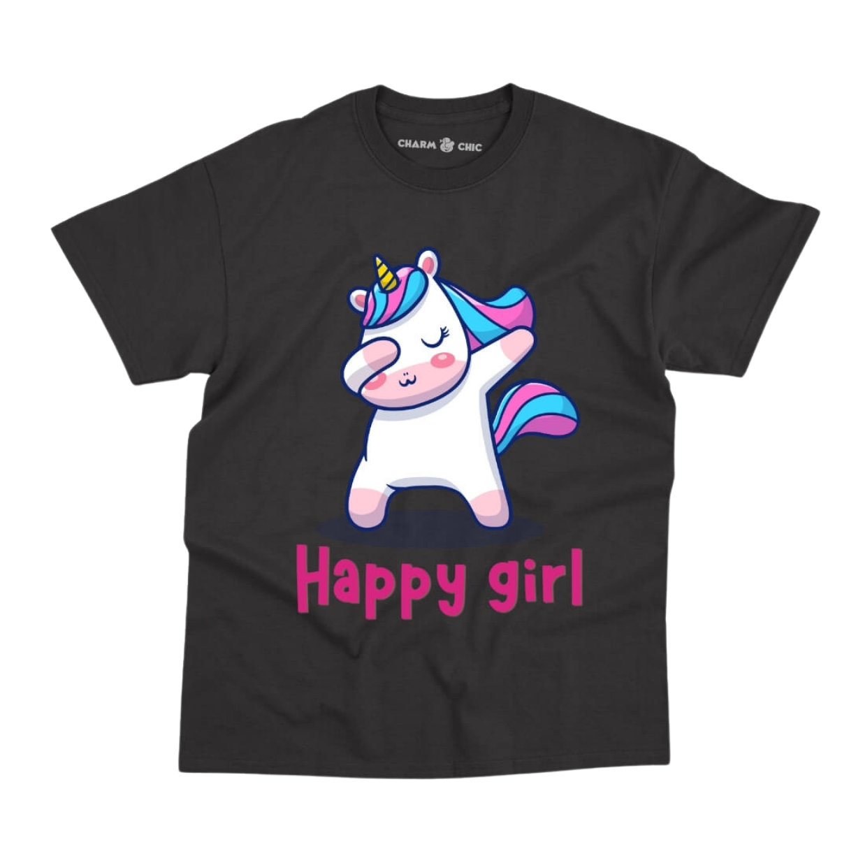 Happy Unicorn Tee: Magical Joy for Kids