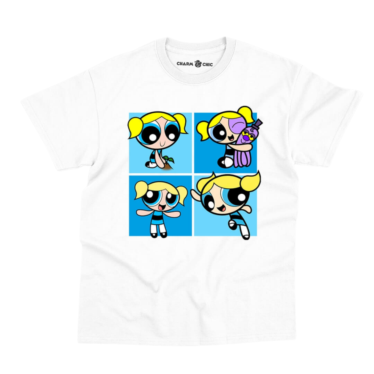 Bubbles Powerpuff Girls Kids T-Shirt | Cartoon Character Tee