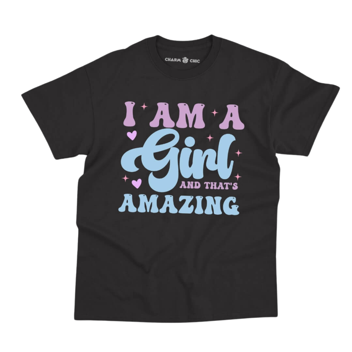 Amazing Girl Text T-Shirt for Kids: Empowerment in Style!
