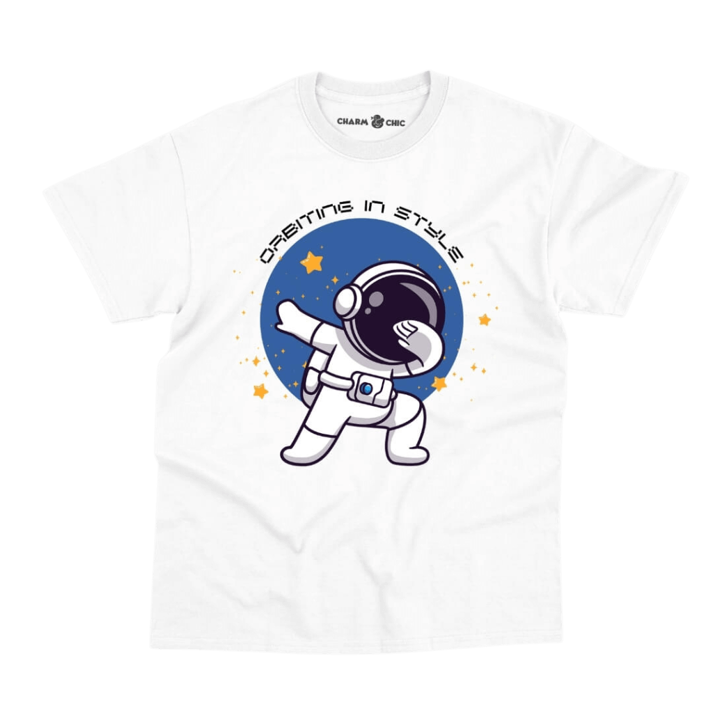 Orbiting in Style Tee: Cosmic Fashion for Kids