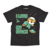 I Love My Space Kids T-Shirt in Black – Charm and Chic