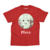 Kids Pluto Planet T-Shirt in Red – Charm and Chic