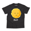 Kids Sun T-Shirt in Black – Charm and Chic